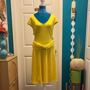 New York & Company Yellow Dress